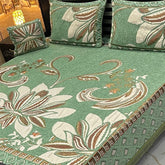 Fancy Velvet Bed Sheet Set - 4 Pieces  FVB 220